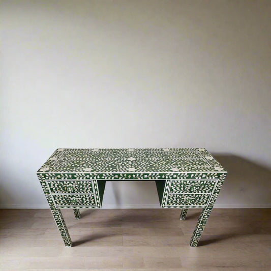 Handmade Customized Mother of Pearl 4 Drawer Console Table