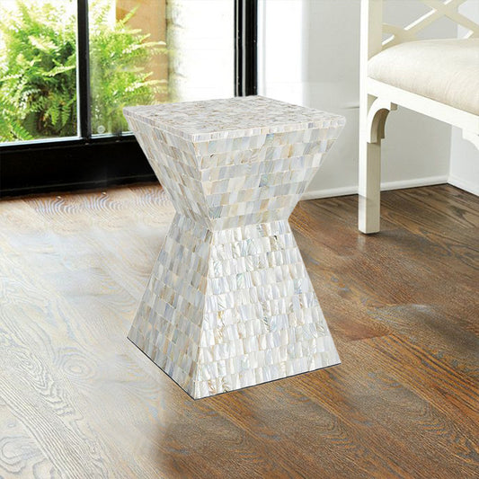 Handmade Mother of Pearl Stool