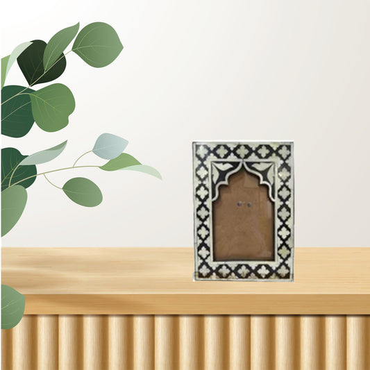 Bone Inlay Photo Frame