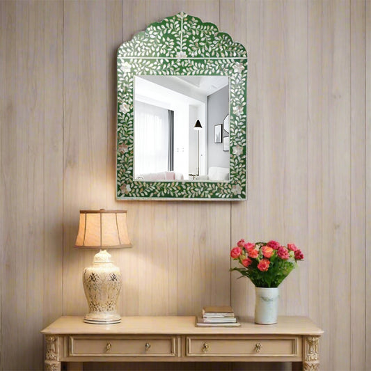 Handmade Customized Mother of Pearl Rectangular Mirror frame