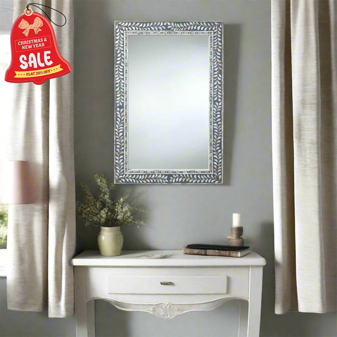 Handmade Customized Mother of Pearl Mirror Frame