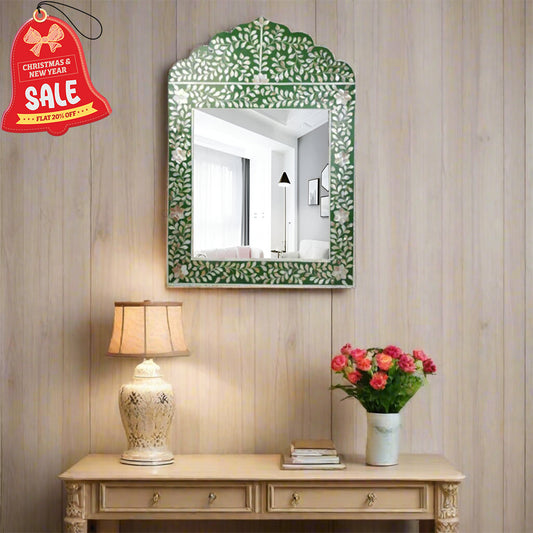 Handmade Customized Mother of Pearl Rectangular Mirror frame