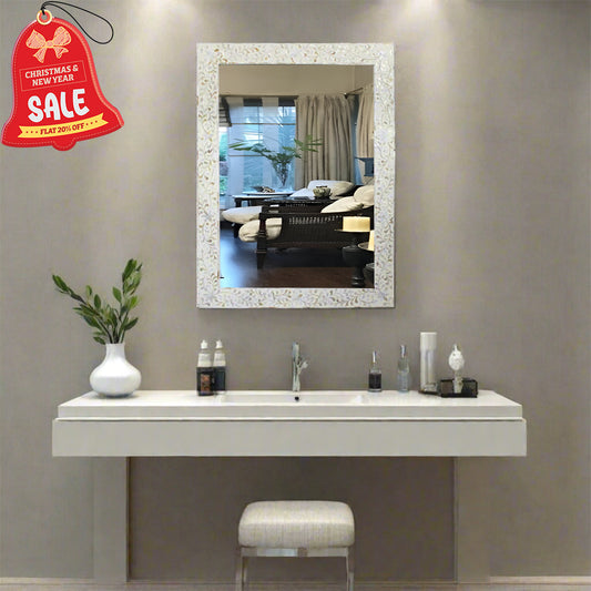 Handmade Customized  Mother of Pearl Rectangular Mirror Frame