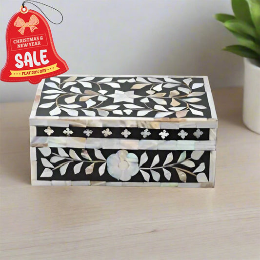 Handmade Customized Mother of Pearl Jewelry Box