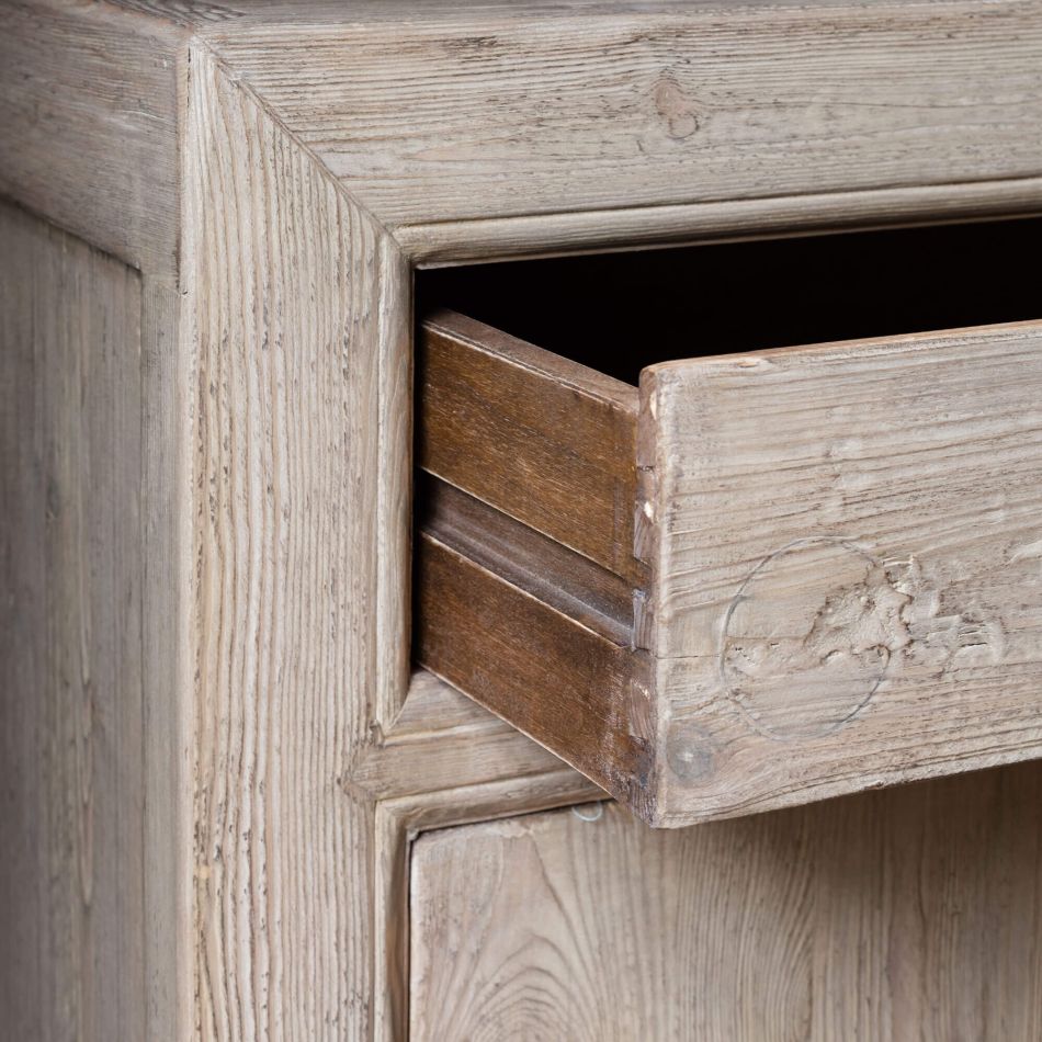 Handcrafted Wooden Three Drawer Sideboard