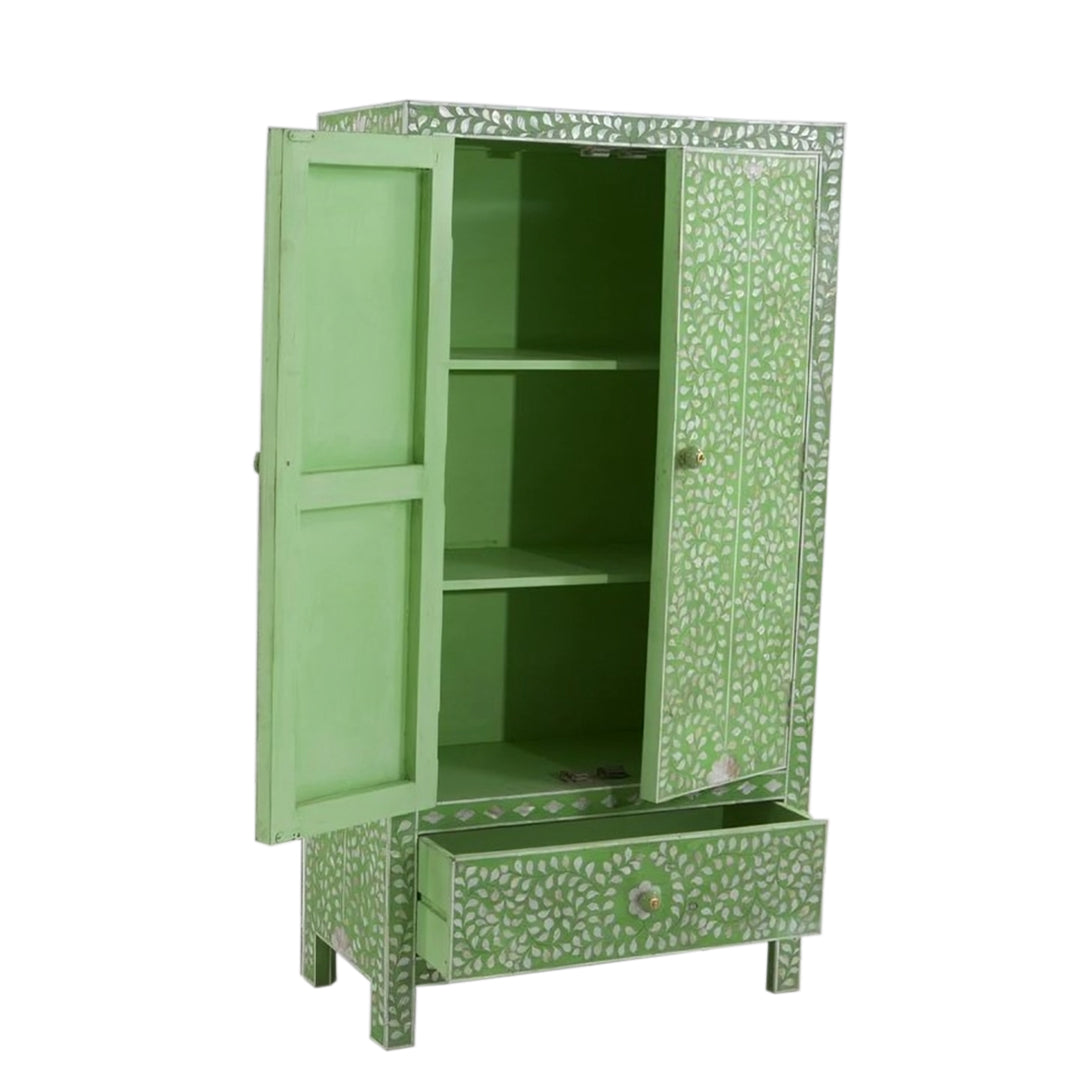 Mother Of Pearl Wardrobe - Floral Pattern