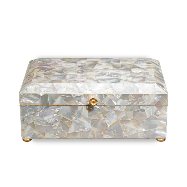 Beautiful Handmade Mother Of Pearl Jewelry Box